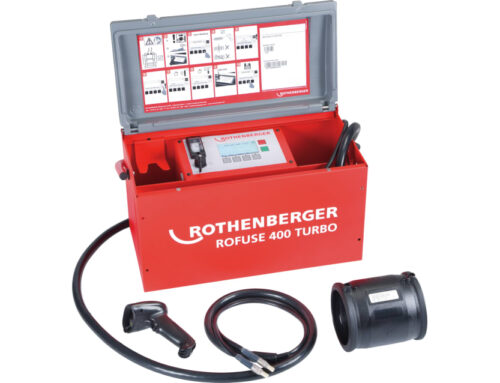 Půjčovna svářečky elektrotvarovek Rothenberger ROFUSE TURBO 400 — profesionální svařování PE potrubí